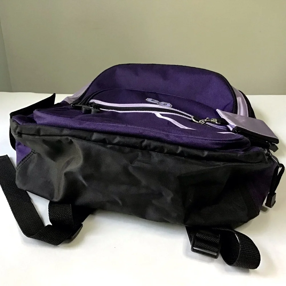 Vintage Limited Too Y2K Backpack Dark Purple 16” Excellent Condition Like-New